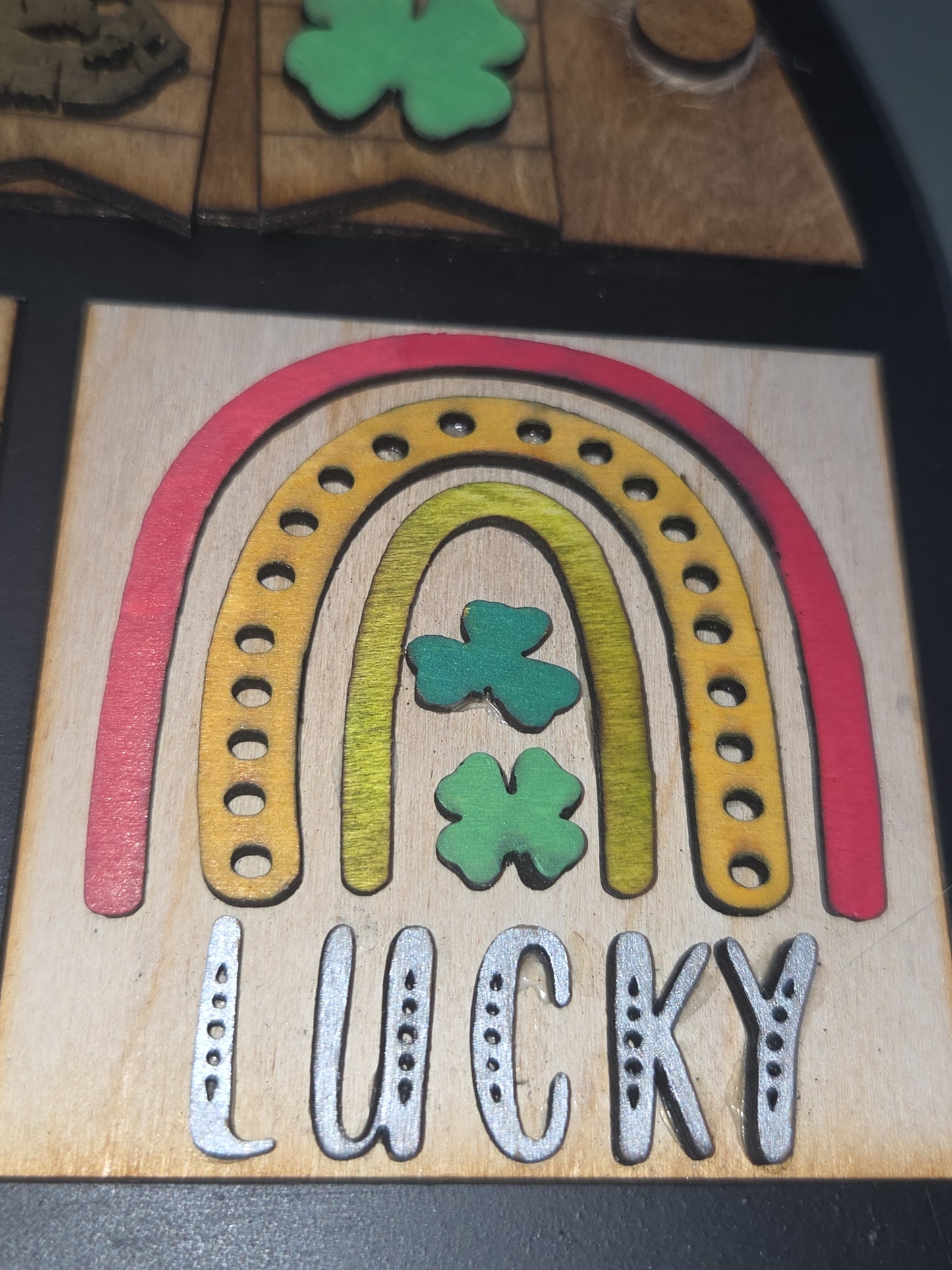 St. Patrick's Day March Insert Kit for Interchangeable Frame Can Fit Arch, Rectangle, or Square Frame FRAMES SOLD SEPARATELY if33