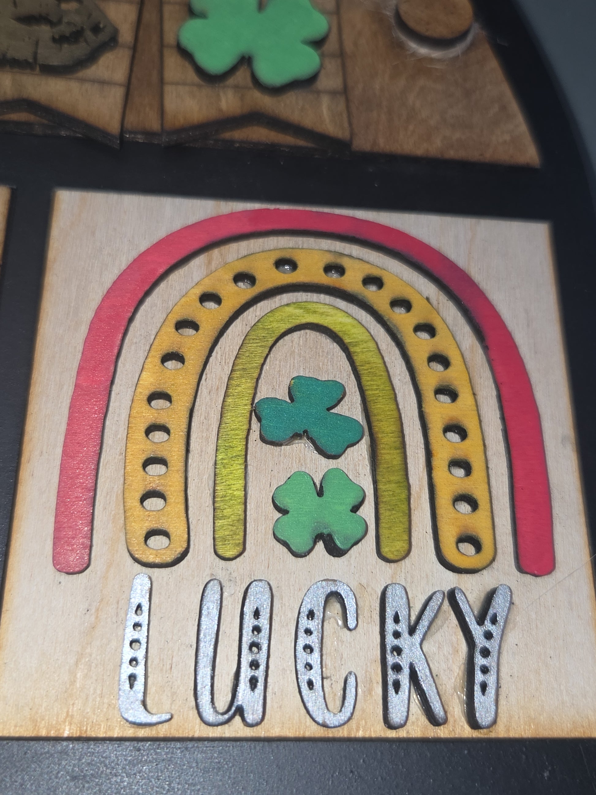 St. Patrick's Day March Insert Kit for Interchangeable Frame Can Fit Arch, Rectangle, or Square Frame FRAMES SOLD SEPARATELY if33
