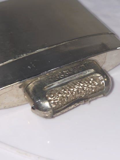Vintage Peacock Chrome Plated Pocket Hand Warmer Original Box Bag Instructions vhw2
