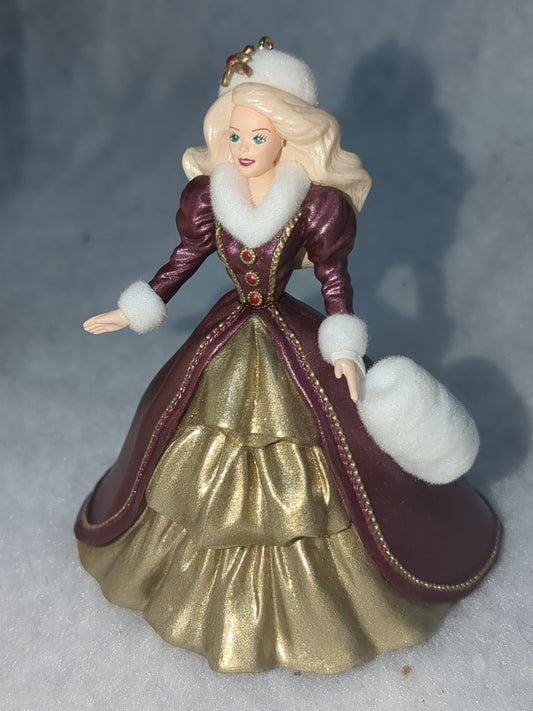 1996 Hallmark Holiday Barbie. 4th in Holiday Barbies Series. New in box and packaging. Hob8