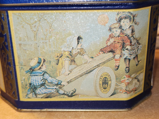 Vintage J & P Coats Best Six Cord Thread Advertising Tin 1995 Empty at9