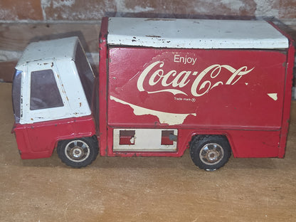 Vintage Buddy L Coca Cola Pressed Steel 9" Delivery Truck 1970s cciy