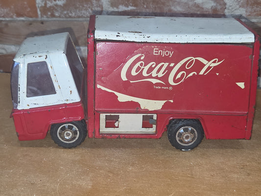 Vintage Buddy L Coca Cola Pressed Steel 9" Delivery Truck 1970s cciy