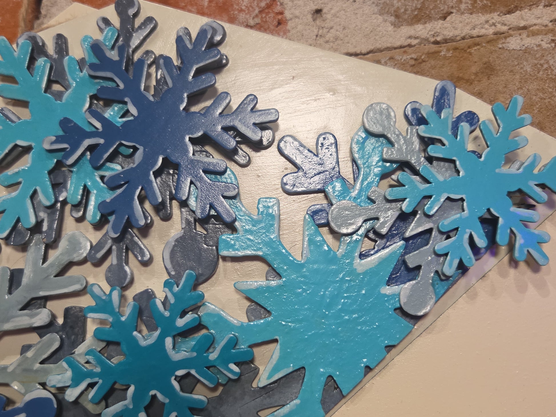 Snowflake Winter Insert for Envelope Door Sign *sign sold seperately* ei27