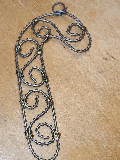 Handmade Wire Twist Ornaments Set of 16