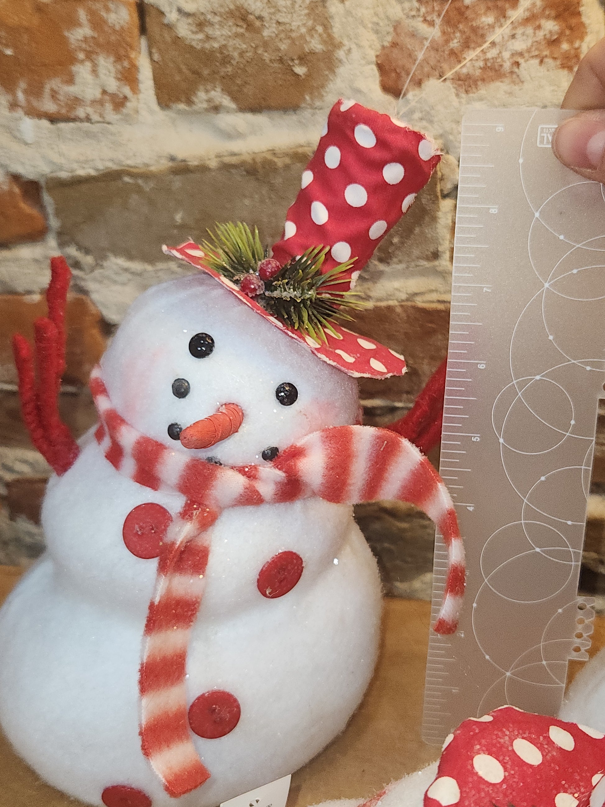 Snowmen Set of 3 in Stages of Melting sn7