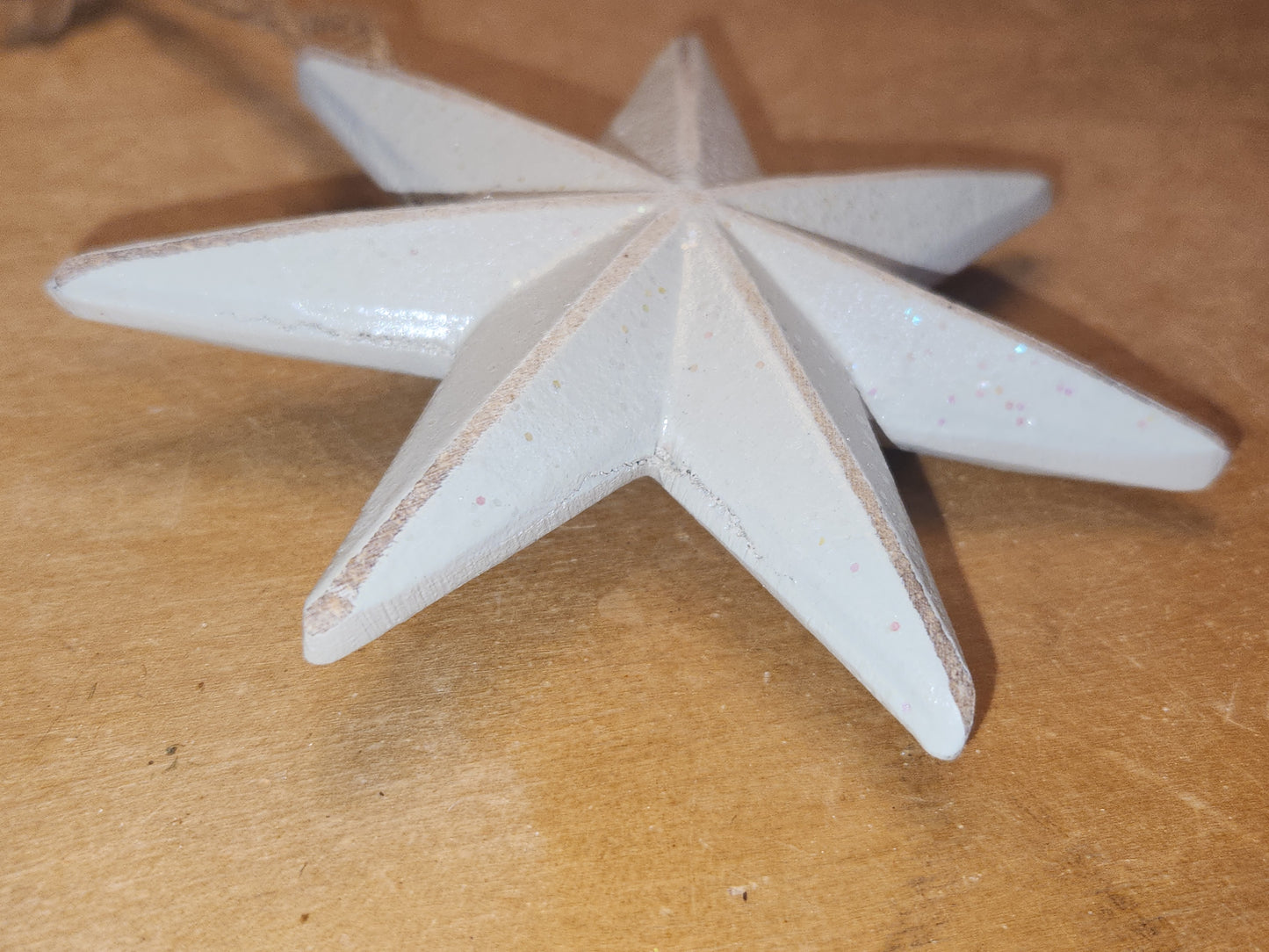 Moravian Star Ornament cream st90
