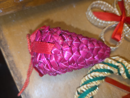 Vintage Wheat Ornaments Lot of 28 Hecho en Mexico vw8