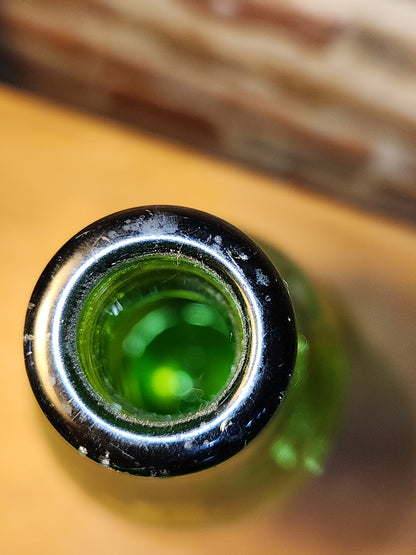 Vintage Soda Bottle Duraglas Squirt Large Green Glass Never An After-Thirst 1 Pint 12 Ounces