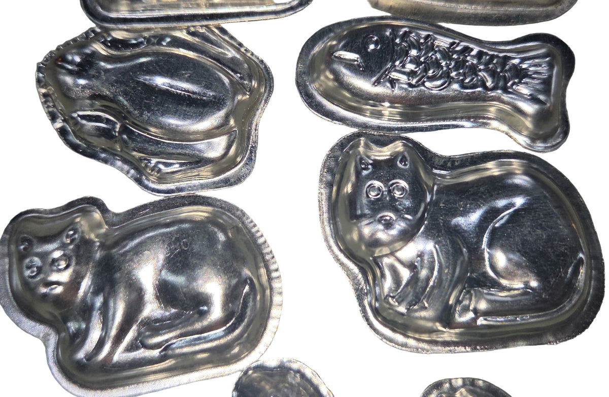 Vintage Animal Mold Chocolate Butter Candy Set of 13 Cat Fish Horse Bunny Frog Sheep Chicken Pelican vm56