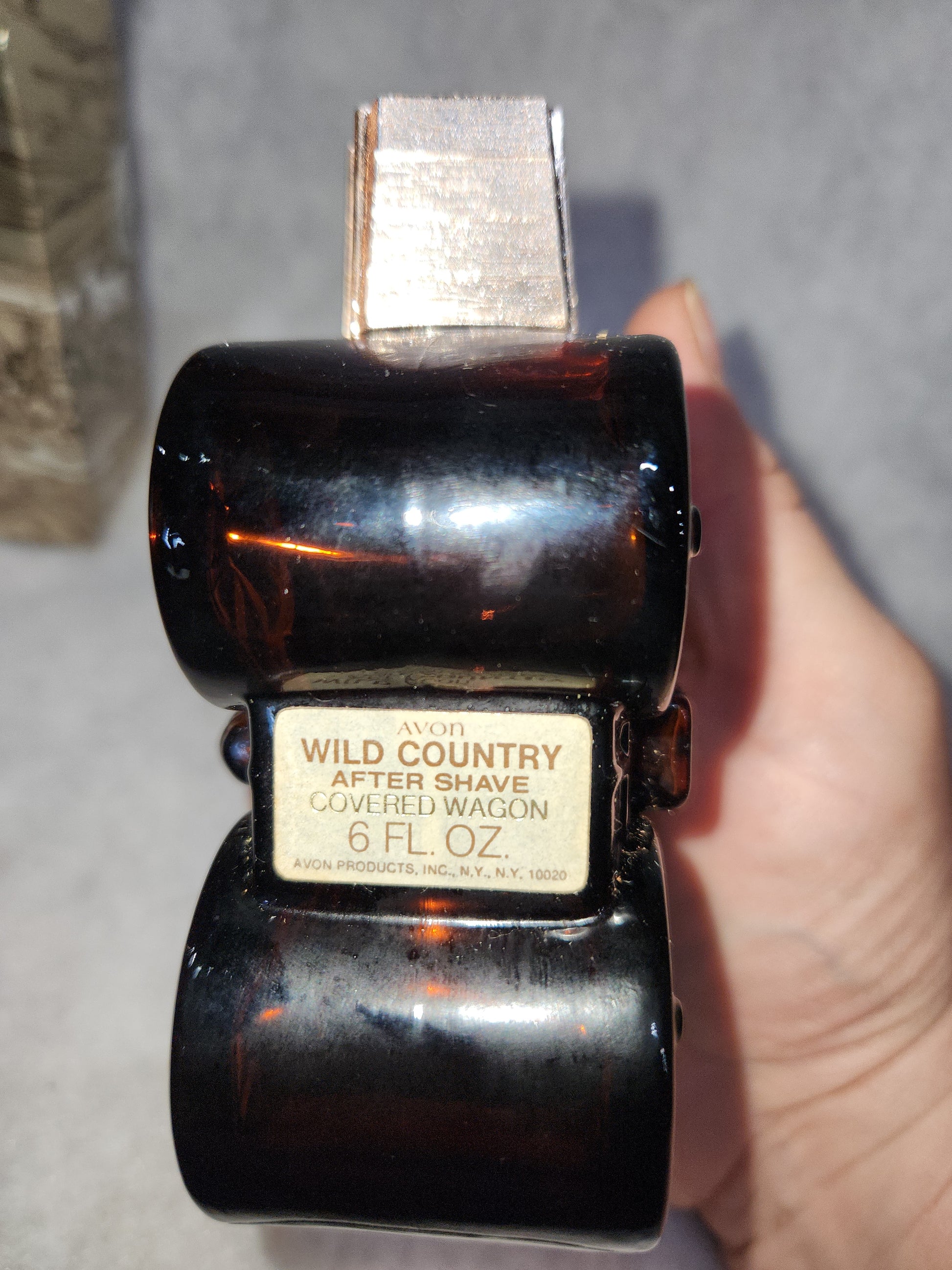Vintage Avon Wild Country After Shave in Covered Wagon EMPTY Original Box CLEARANCE av439