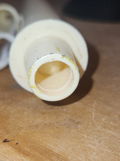 Vintage Everlasting Set of 2 Refillable Candle Sticks with Red Wick Cover Mid Century MCM vc7