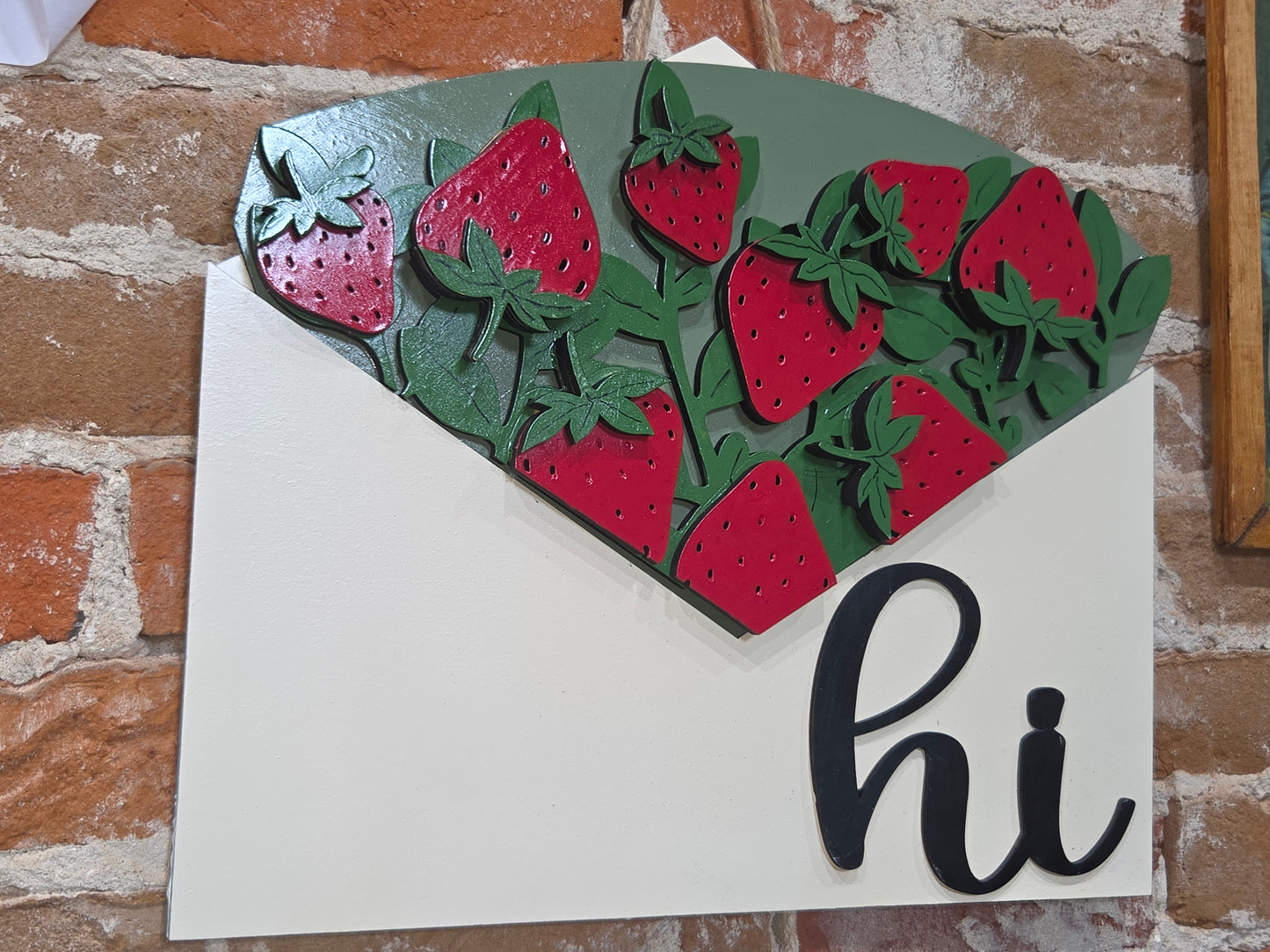 Strawberry Insert for Envelope Door Sign *sign sold seperately* EI4