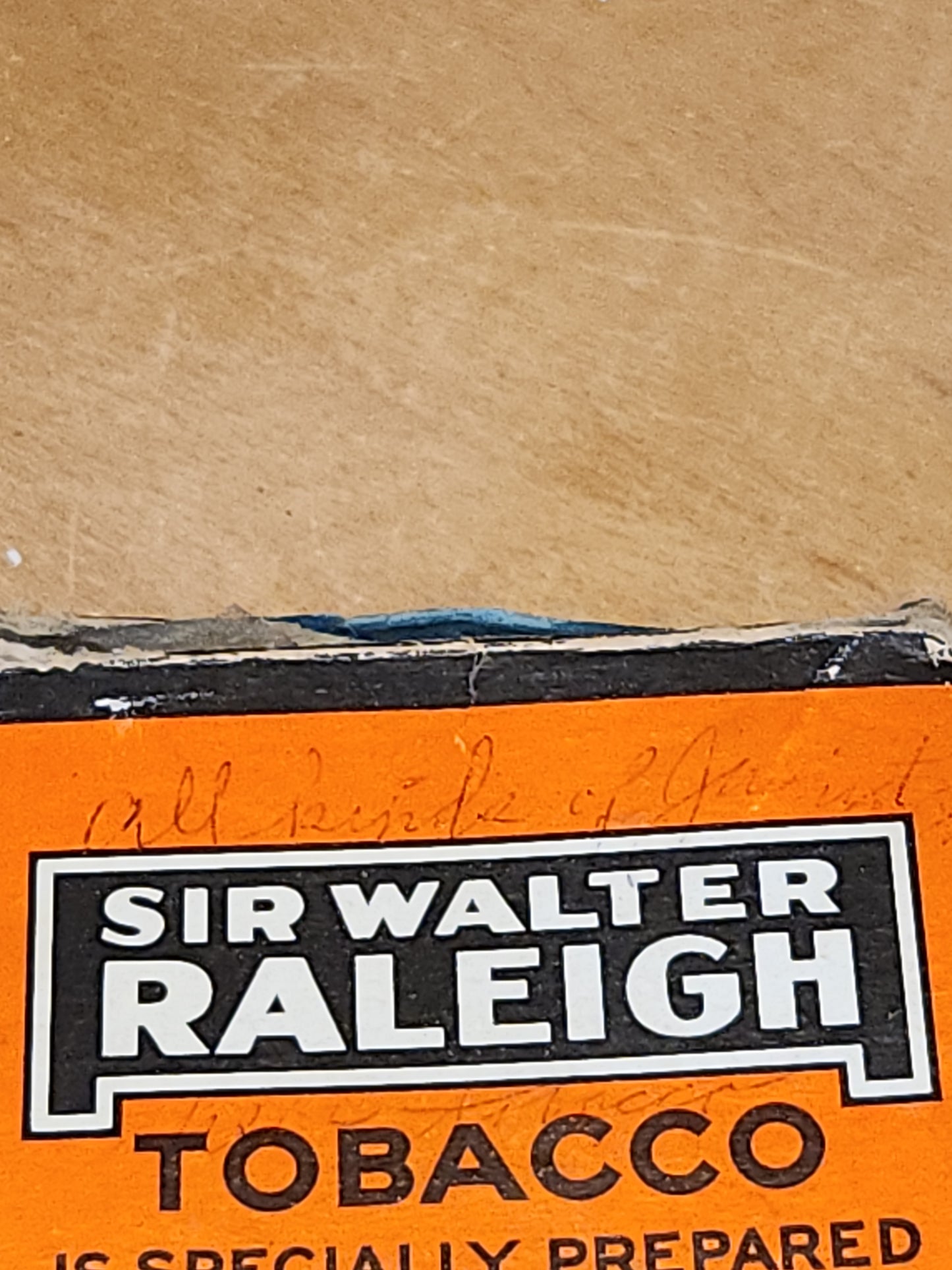 Vintage SIR Walter Raleigh Tobacco Packet Box Pack Pipe and Cigarettes Brown & Williamson Kentucky cig1