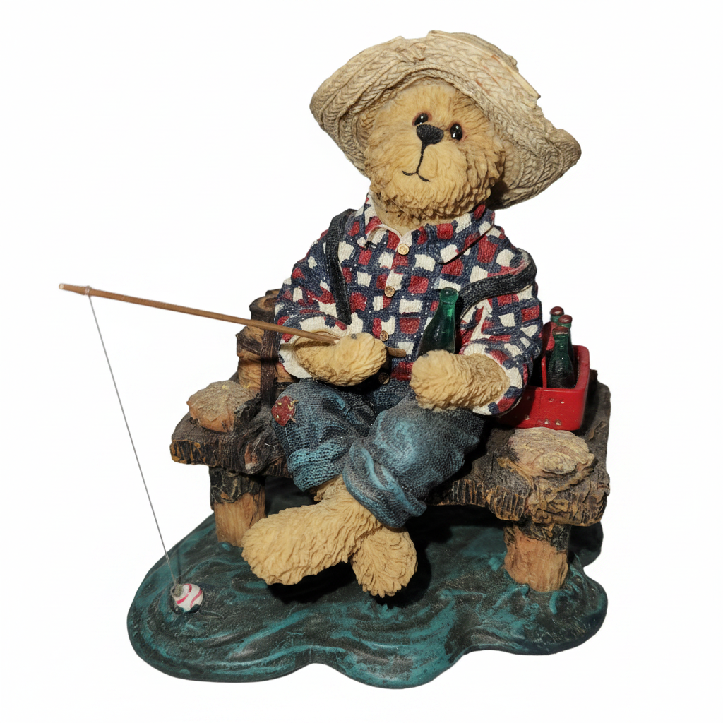 Boyds Bear Coca-Cola Jimmie .... favorite Pastimes figurine Exclusive to Cracker Barrel Cc231b