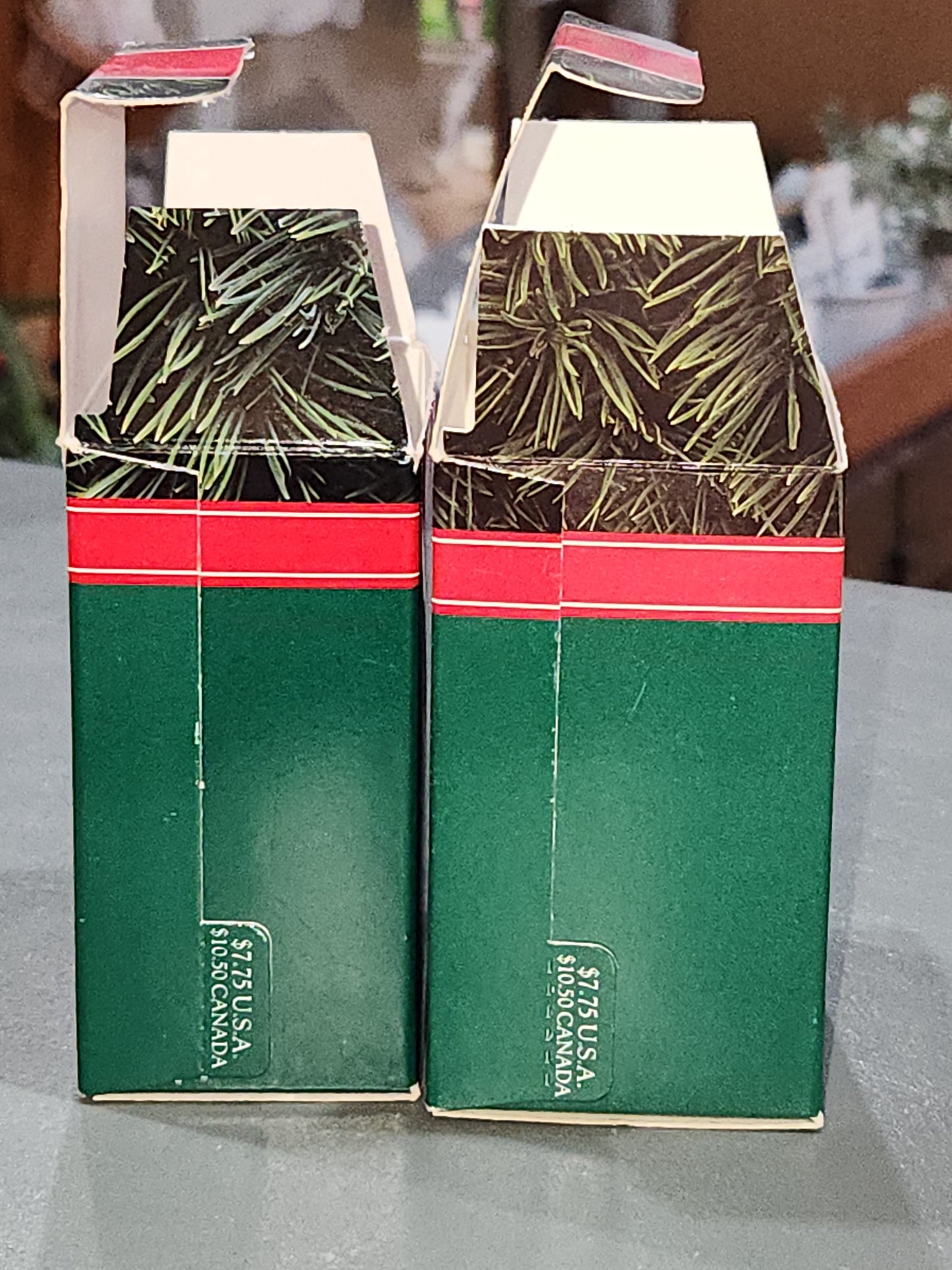 Vintage Hallmark Keepsake Ornaments Mom & Dad Rabbit Handcrafted 1992 Set of 2