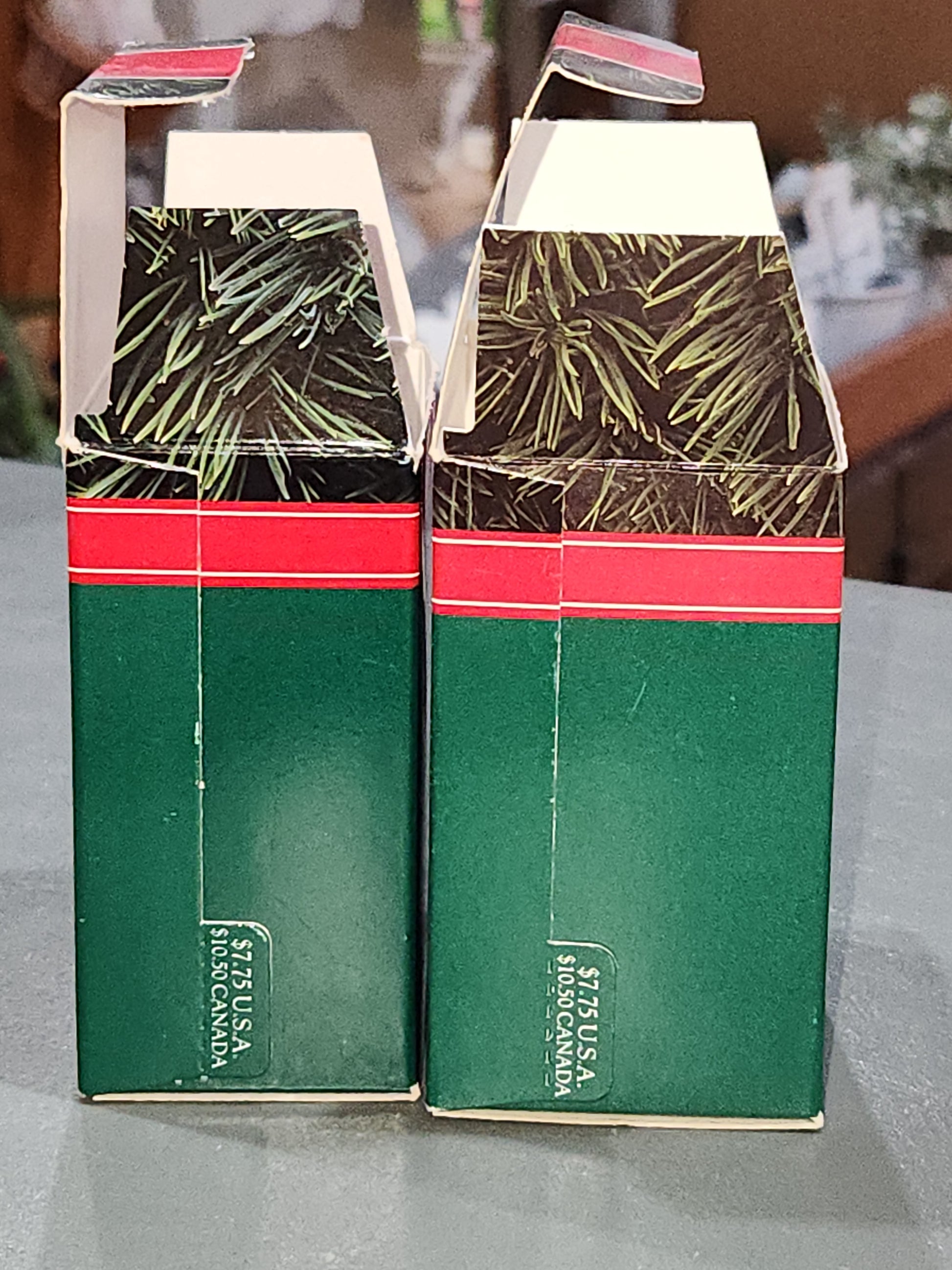 Vintage Hallmark Keepsake Ornaments Mom & Dad Rabbit Handcrafted 1992 Set of 2