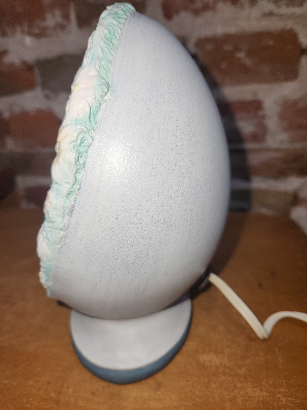 Vintage Ceramic Lamp Jesus Crucifixion Night Light
