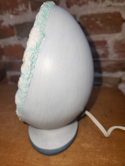 Vintage Ceramic Lamp Jesus Crucifixion Night Light