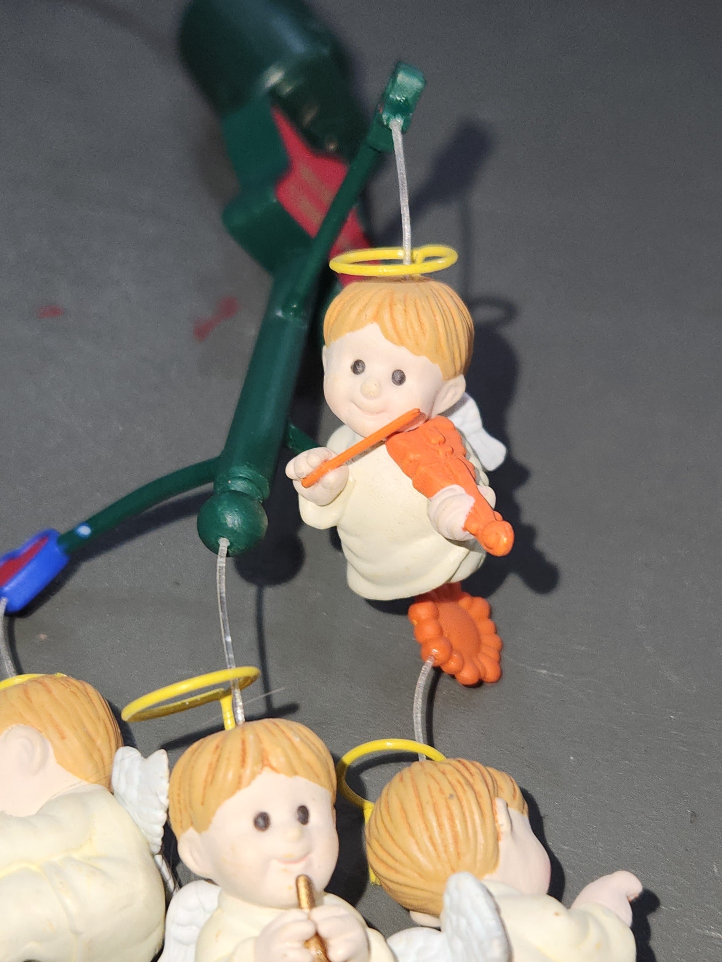 Vintage Noma OrnaMotion Rotating Christmas Ornament Heavenly Angels 1989 No Box