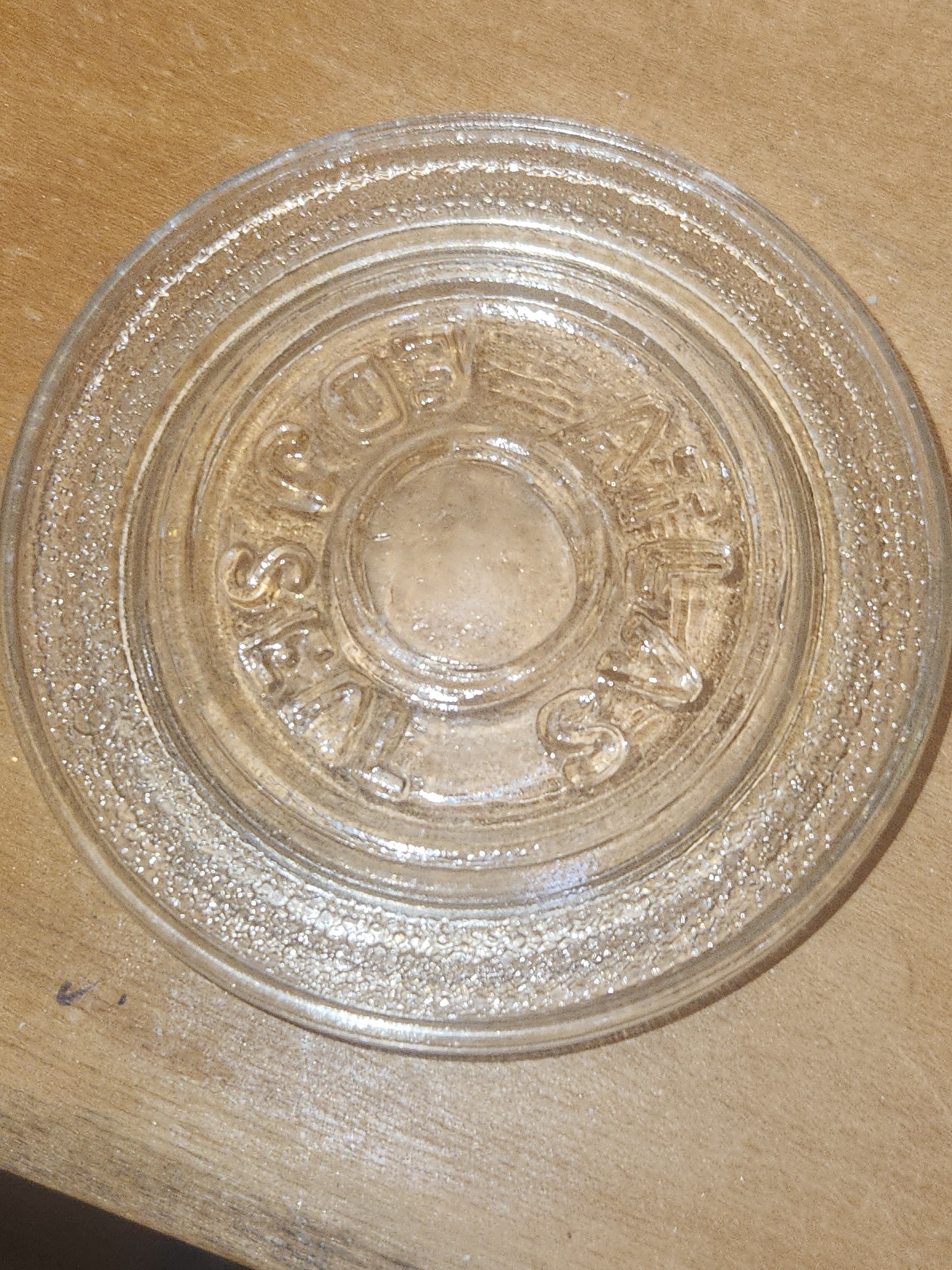 Vintage Atlas EDJ Glass Top Insert for Canning with Regular Size Metal Ring and Glass Jar Lot of 5 gl06