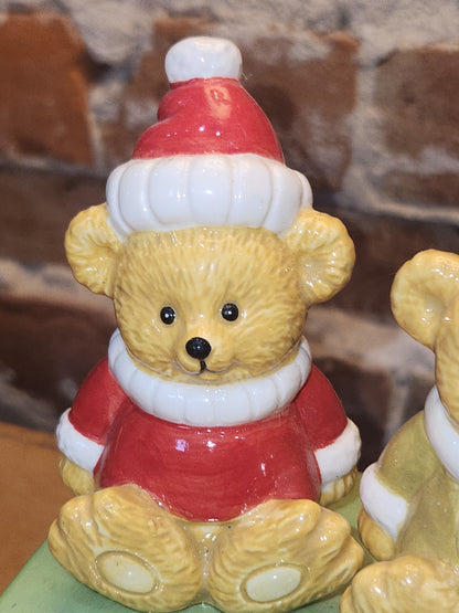 Houston Harvest Three Bears Ceramic Box Winter Stars tb76