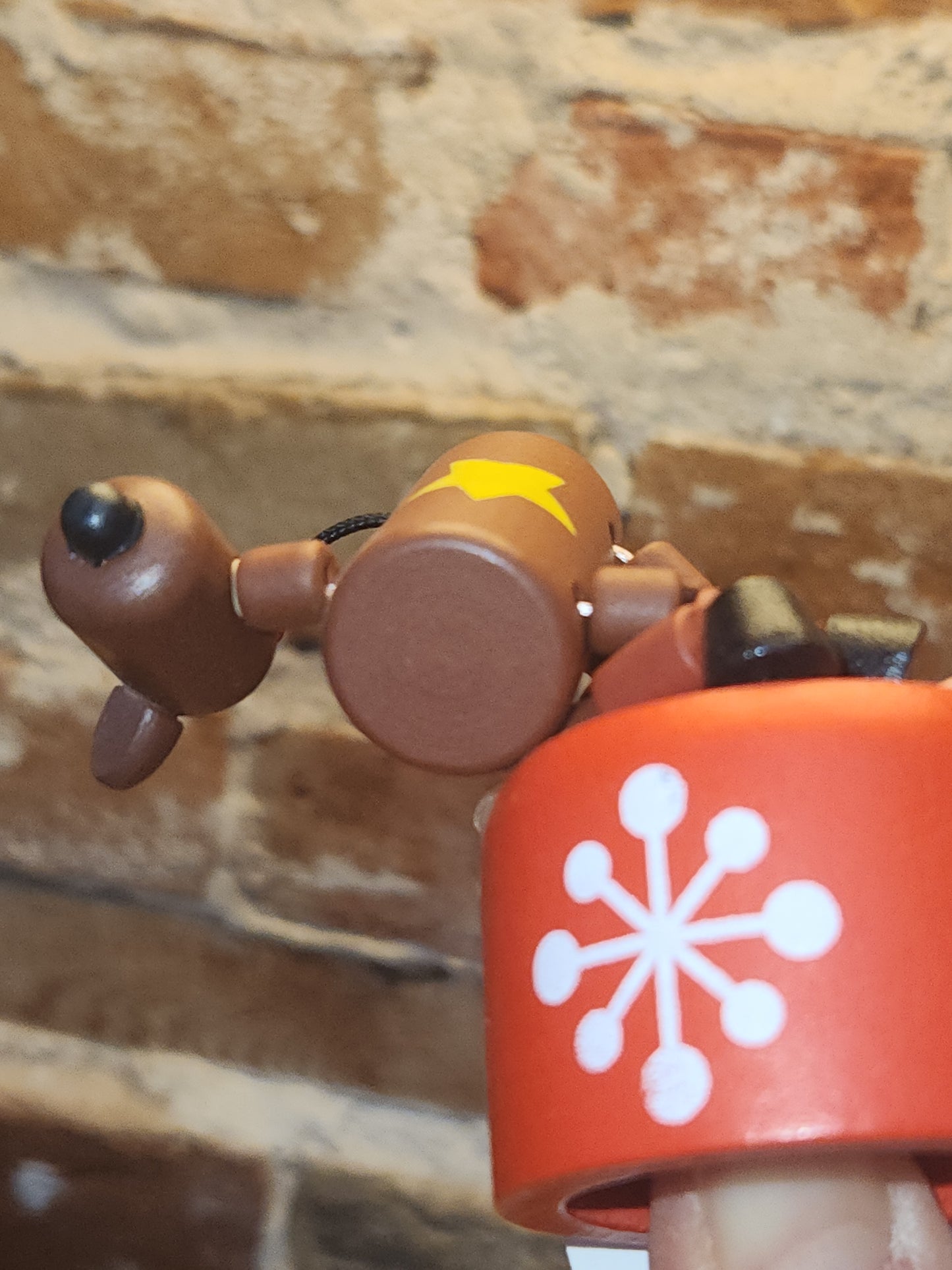 Reindeer Wooden Push Puppet pp3