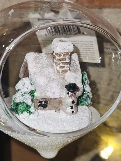 Ornament Winter House Terrarium