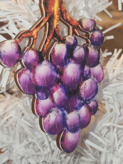 Birch Wood Corkscrew Grape Vine Ornament CLEARANCE