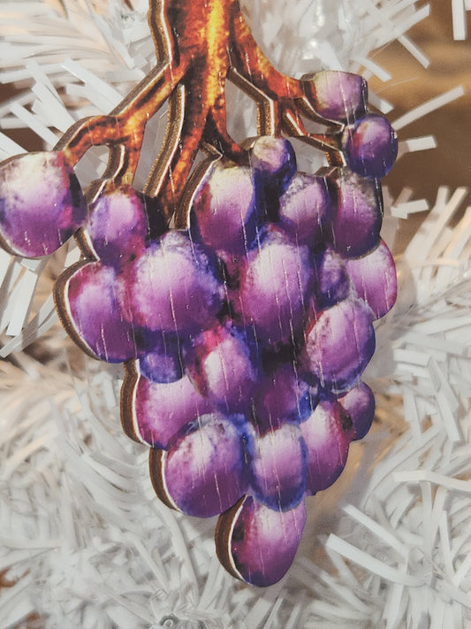 Birch Wood Corkscrew Grape Vine Ornament CLEARANCE