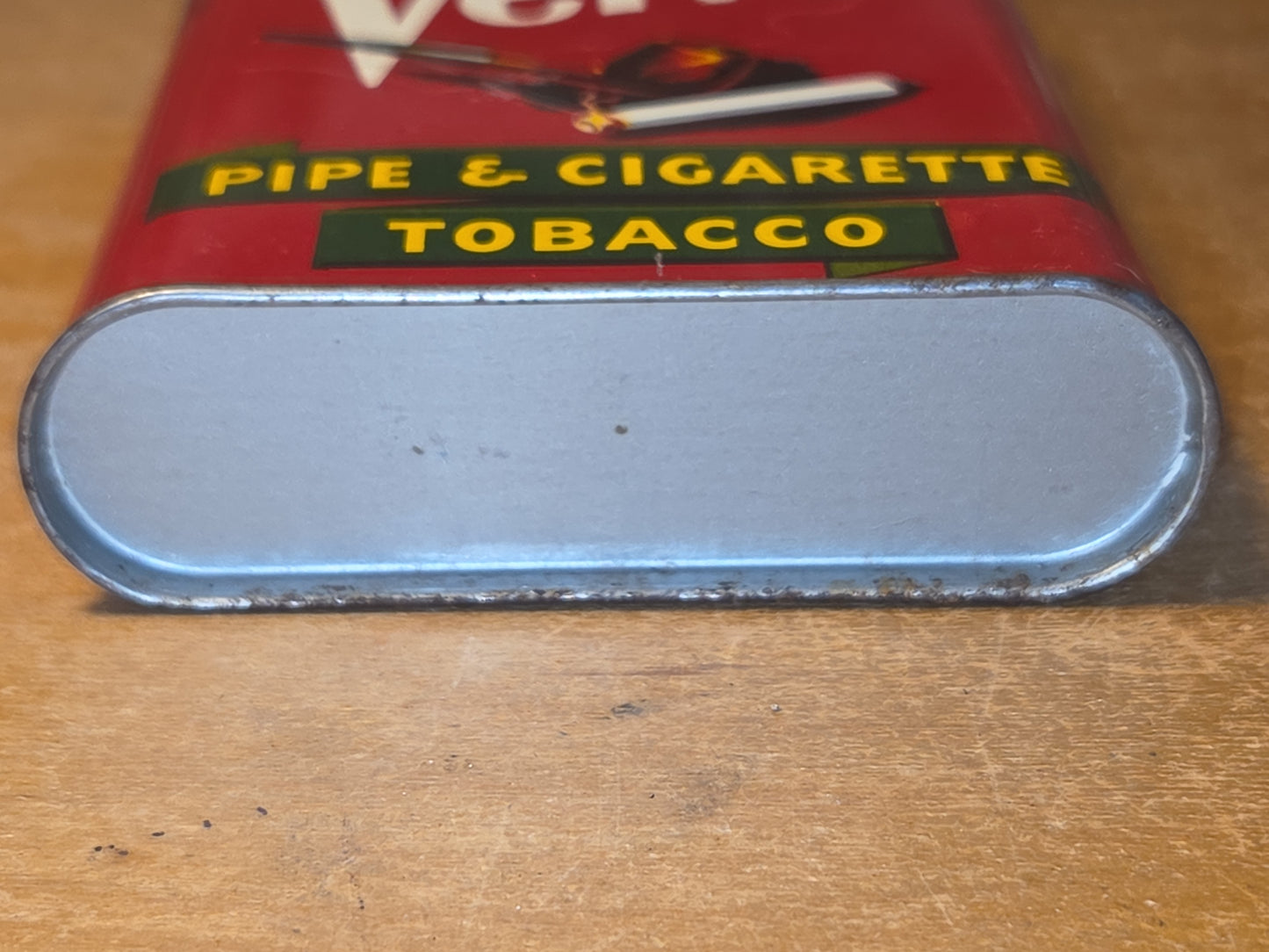 Vintage Tobacco Velvet Pipe & Cigarette 1 3/4 oz Liggett & Myers EMPTY tin713