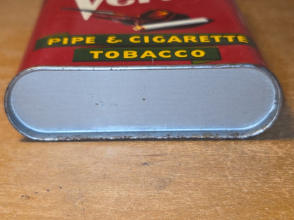 Vintage Tobacco Velvet Pipe & Cigarette 1 3/4 oz Liggett & Myers EMPTY tin713