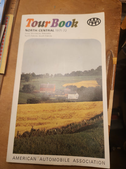 Vintage 1971-1972 AAA Set of 3 Tour Books North Central, Southwestern and South Central AS IS tb1