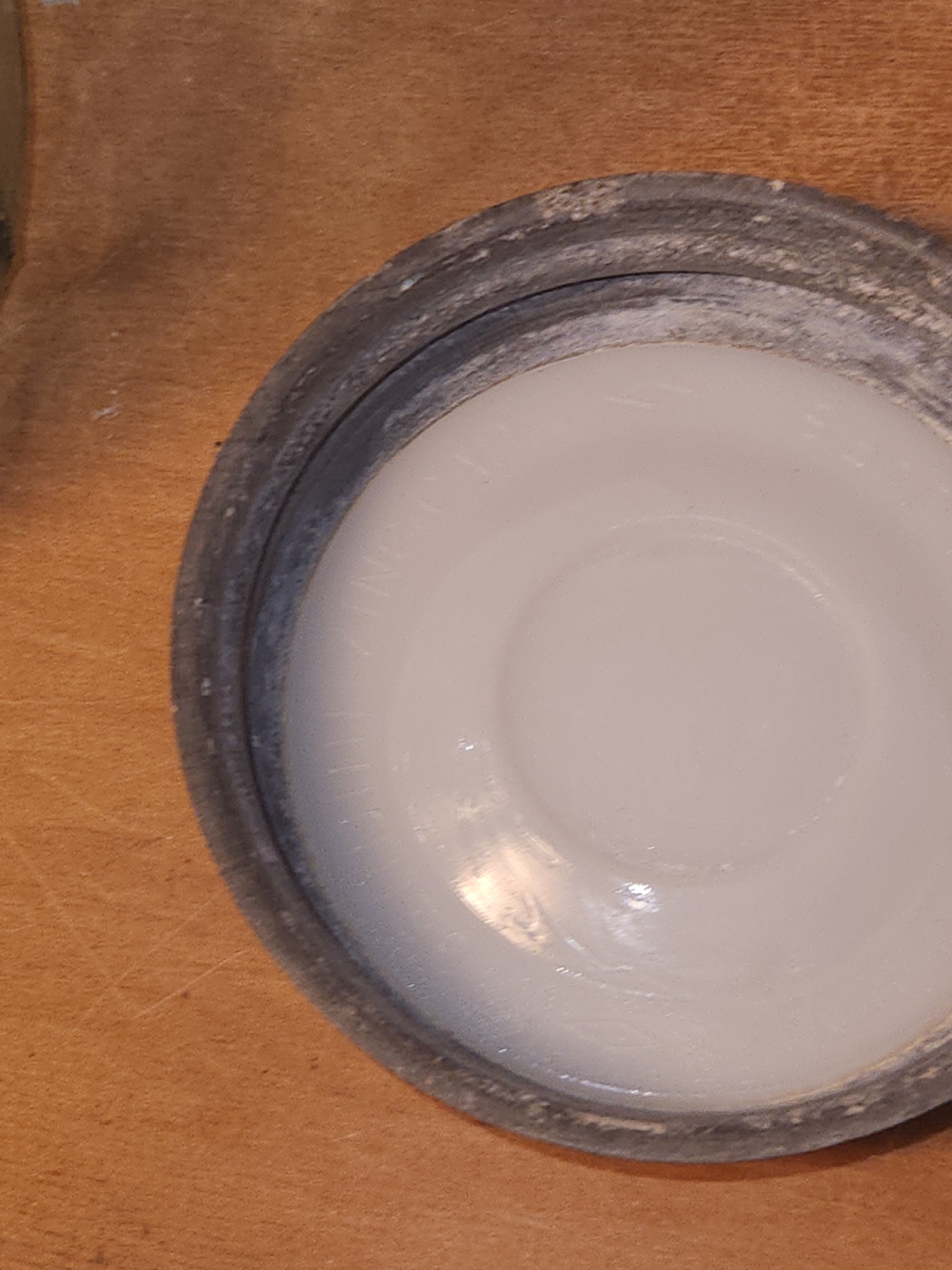 Antique 1/2 Gallon Jar Ball Mason Cornflower Blue 1900-1910 AS IS Chip jar76