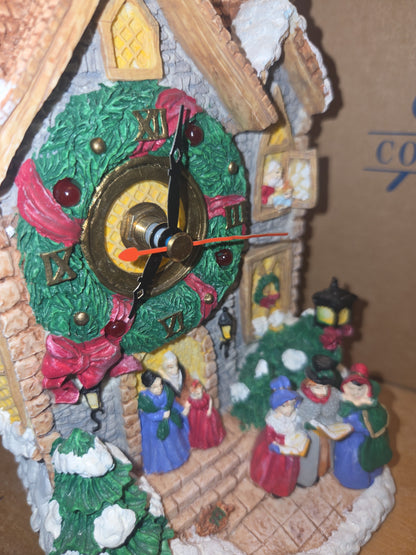 Vintage Avon Holiday Melody Clock in Box Works