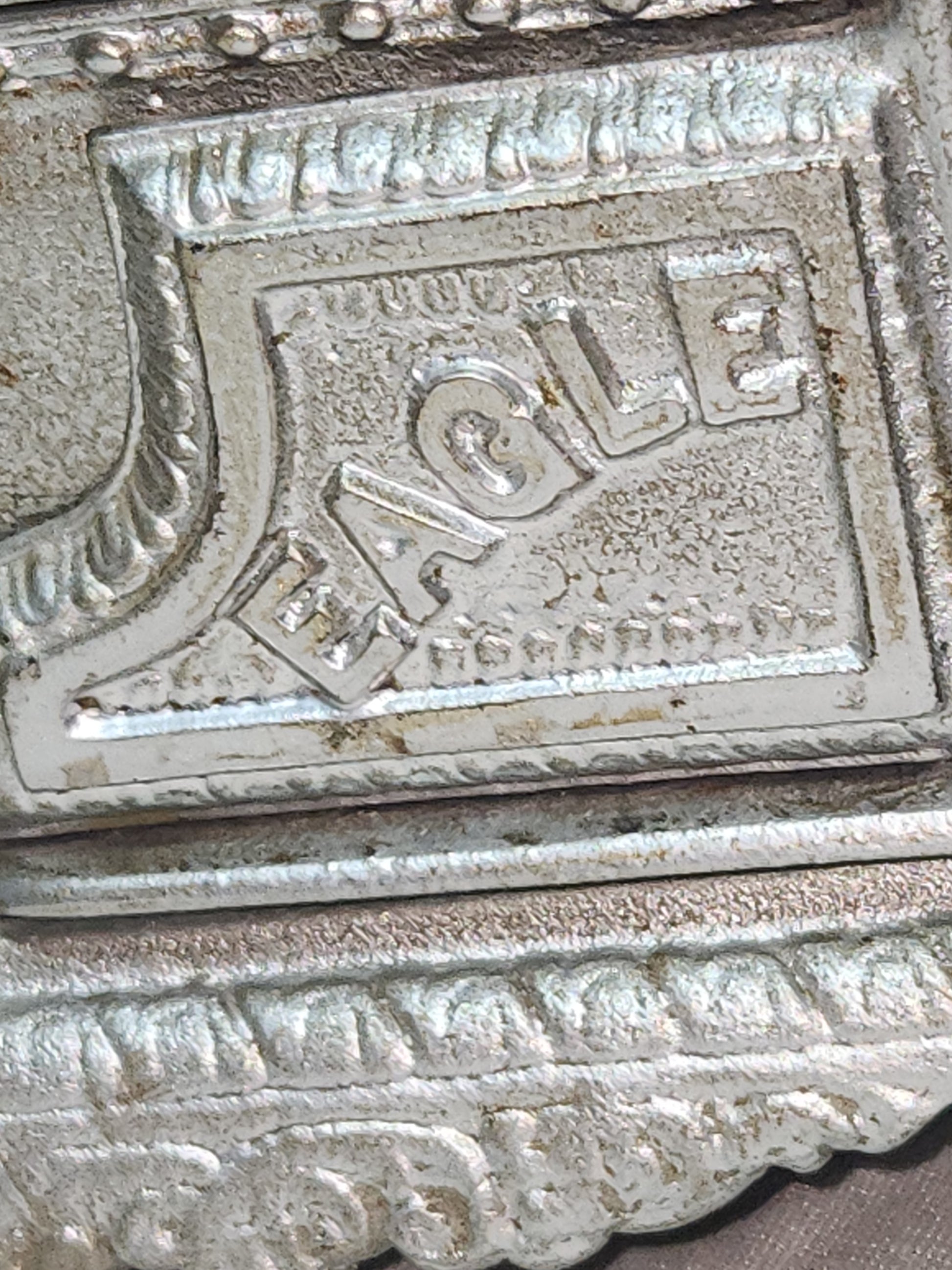 Antique Eagle Cast Iron Wood Burning Stove Salesmans Sample ci76