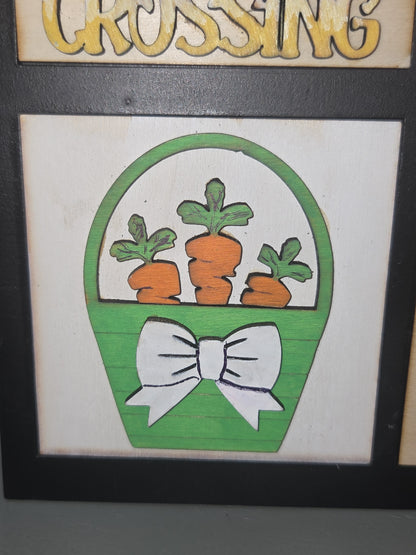 Easter Spring April Insert Kit for Interchangeable Frame Can Fit Arch, Rectangle, or Square Frame FRAMES SOLD SEPARATELY if24