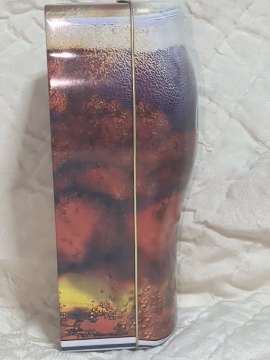 1998 Coca-Cola Coke Glass Shaped Tin cct2