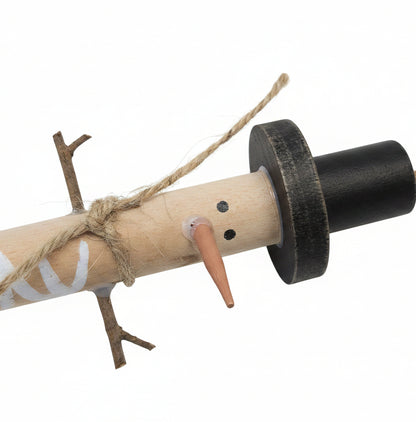 Snowman Be Merry Rustic Ornament os2