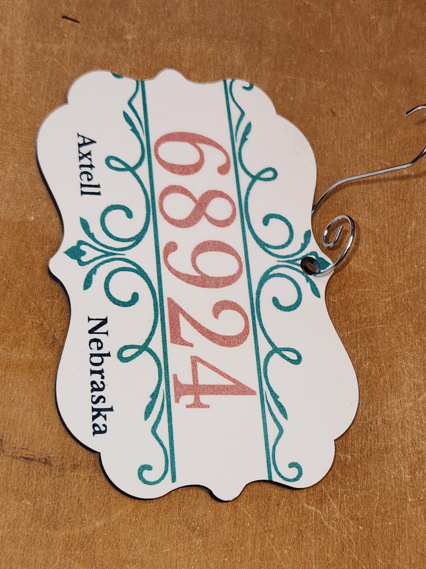 Custom Order Benelux Rectangle Ornament, Car Charm, Rear-view Mirror Ornament for Holidays, Memorials, Events, or just fun for everyday