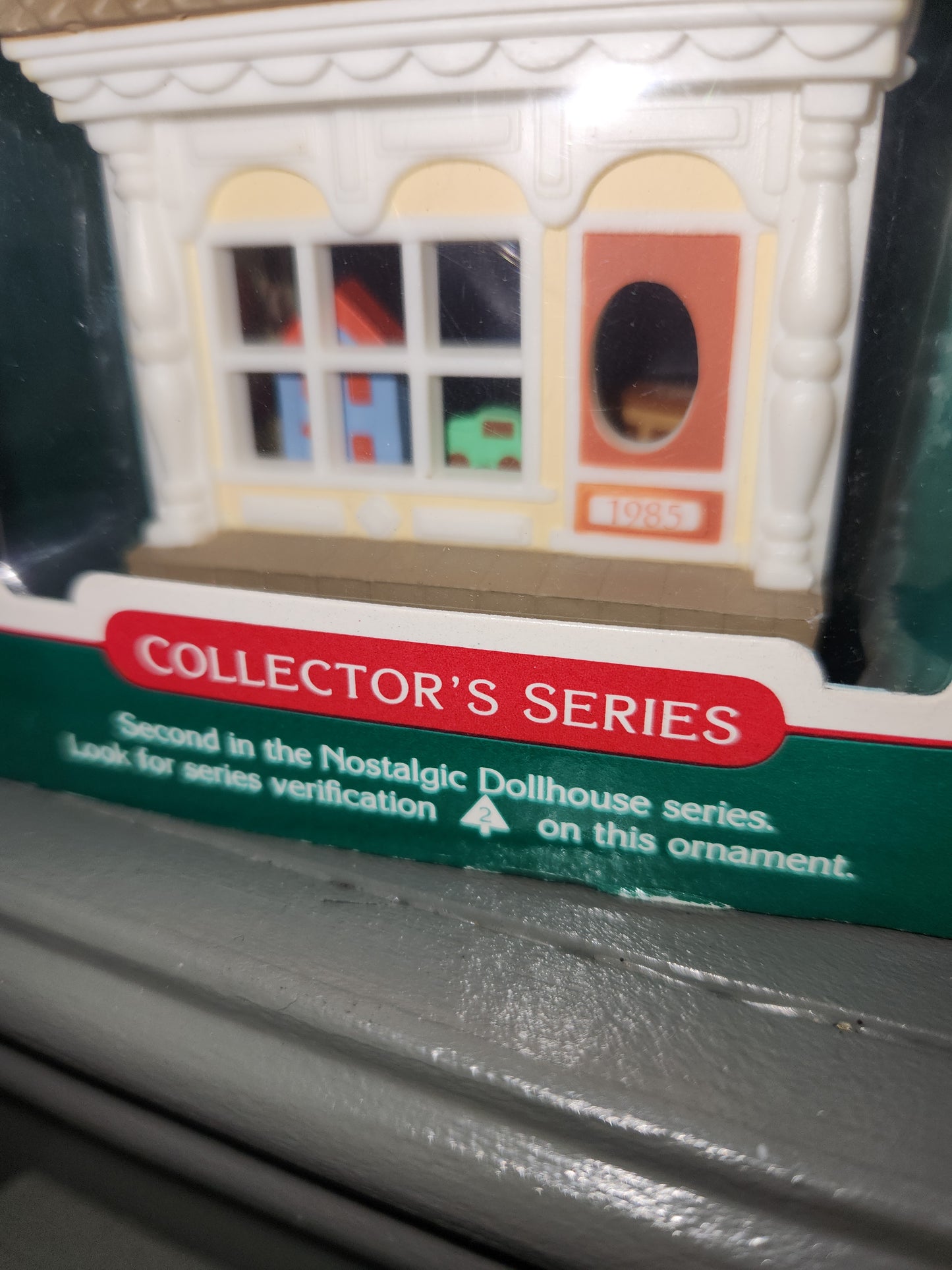 Vintage Hallmark Keepsake Ornament 1985 Old-Fashioned Toy Shop #2 Nostalgic Houses and Shops Series hh1985