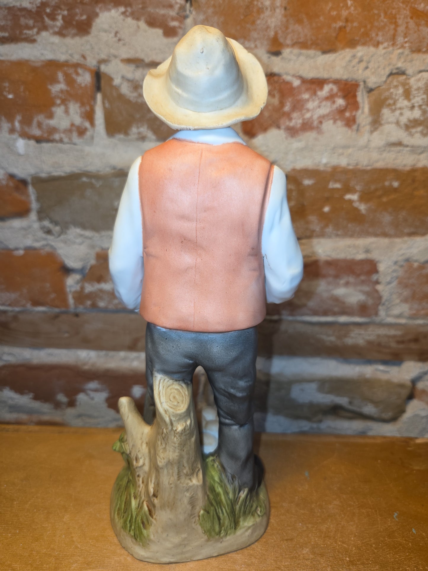 Vintage Homco Home Interior Design Denim Day Farmer 8807 Potato fii1