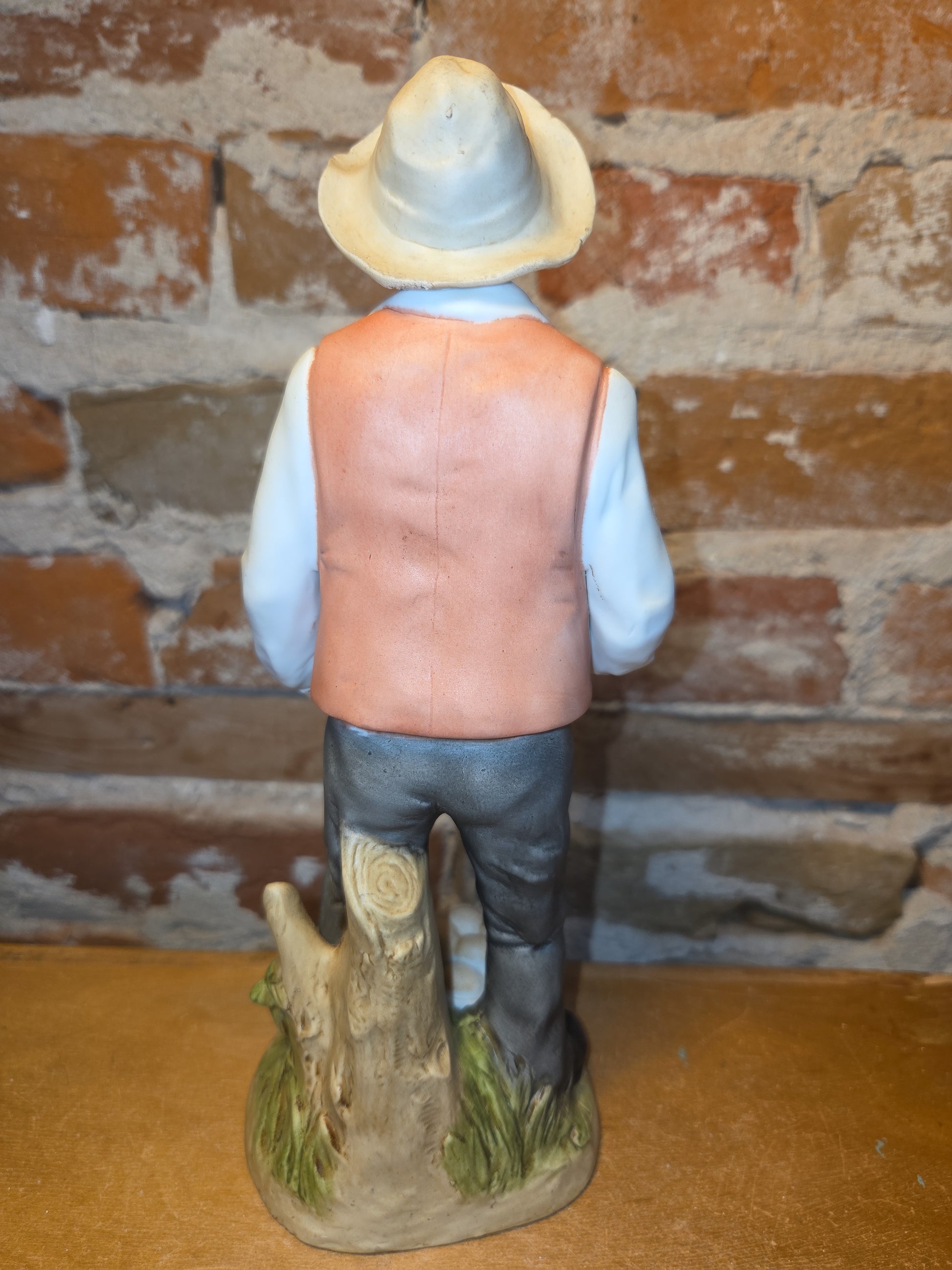Vintage Homco Home Interior Design Denim Day Farmer 8807 Potato fii1