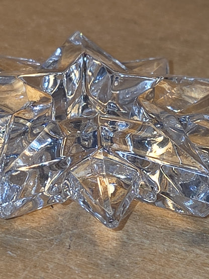 Vintage Waterford Marquis Crystal Annual Ornament 2004 Snowflake Star with Box