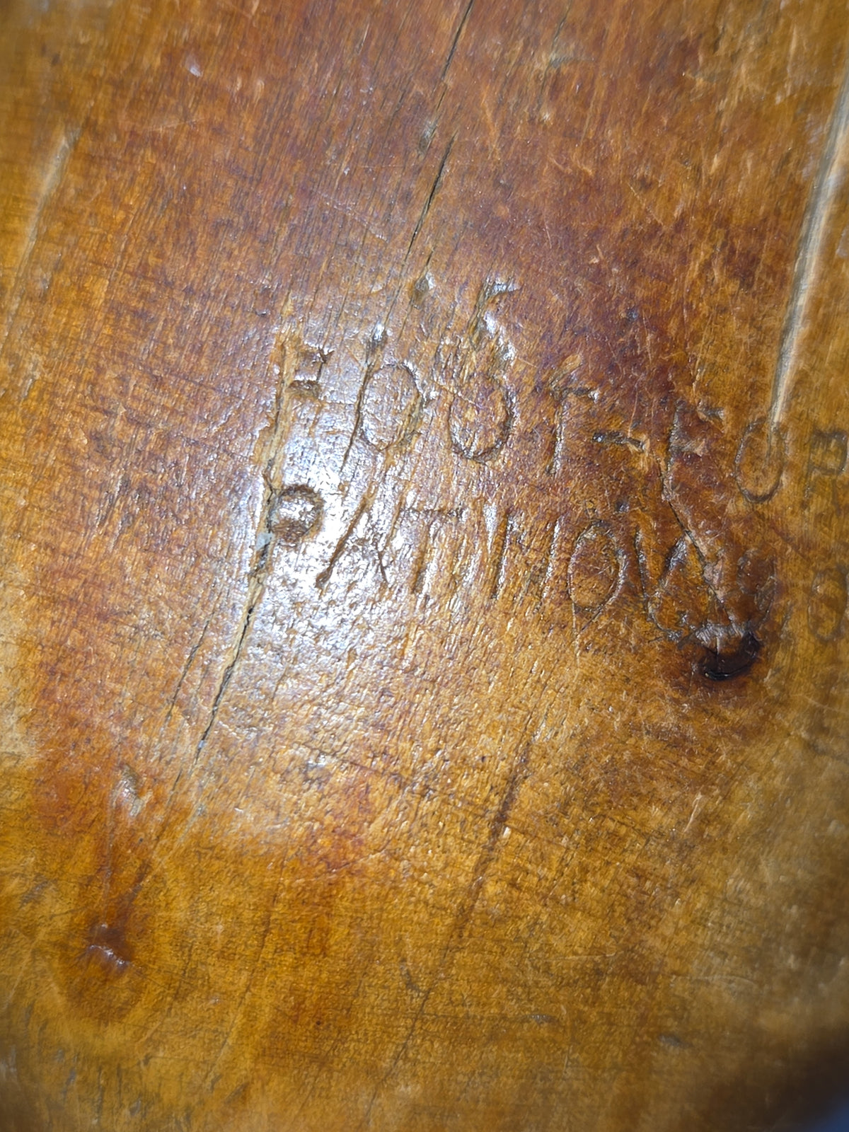 Antique Wooden Foot-Form Pat Nov 1907 Sock Darner Hand Stiching Knitting Vintage vss7