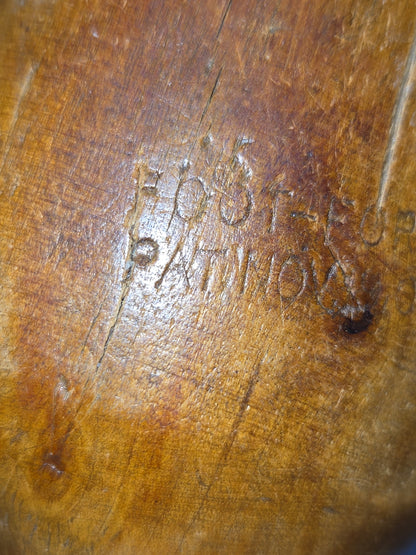 Antique Wooden Foot-Form Pat Nov 1907 Sock Darner Hand Stiching Knitting Vintage vss7