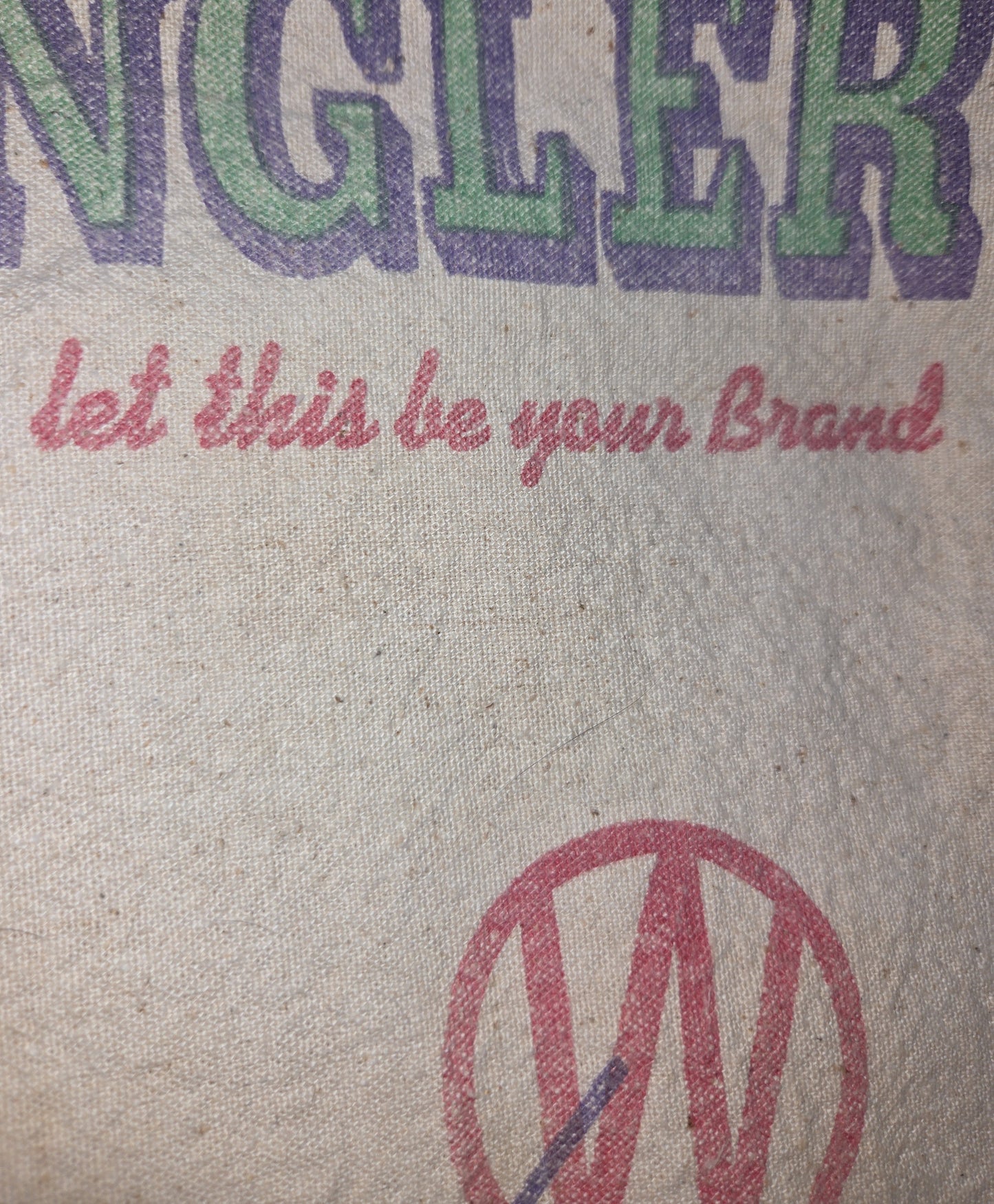Vintage Alfalfa Seed Sack Wrangler Nebraska 1983 Read Description sa5