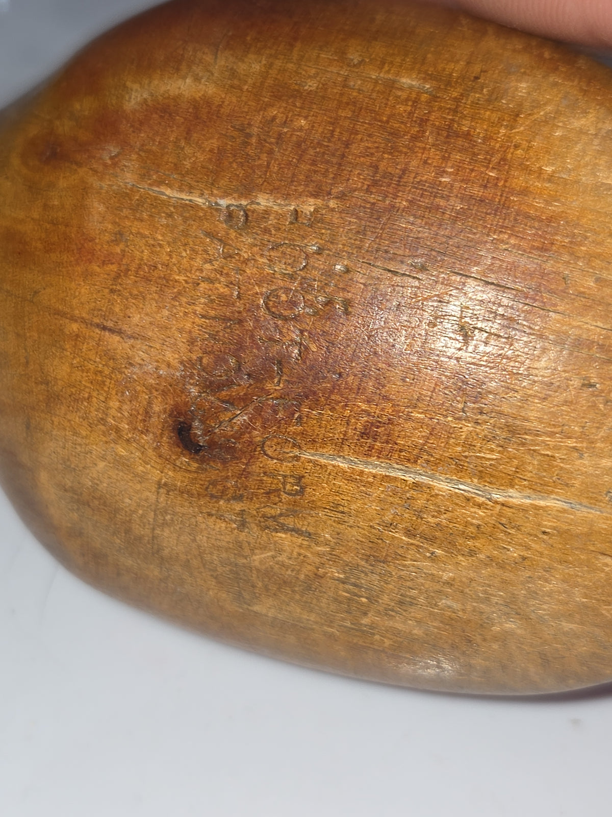 Antique Wooden Foot-Form Pat Nov 1907 Sock Darner Hand Stiching Knitting Vintage vss7