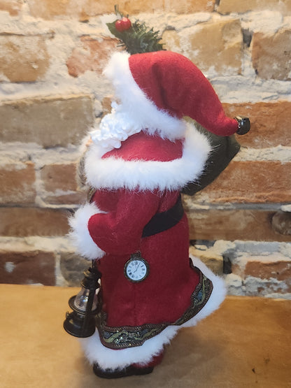 Ashland Christmas Collectible Santa Figurine Lantern Cardinal Tree sf3