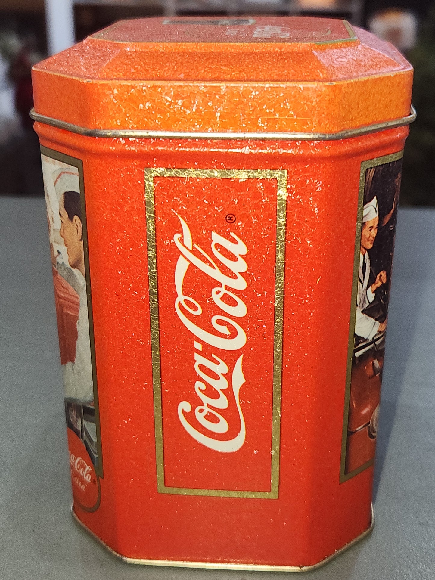Vintage Tin Coca Cola Red Tin Maltshop Coke cct53